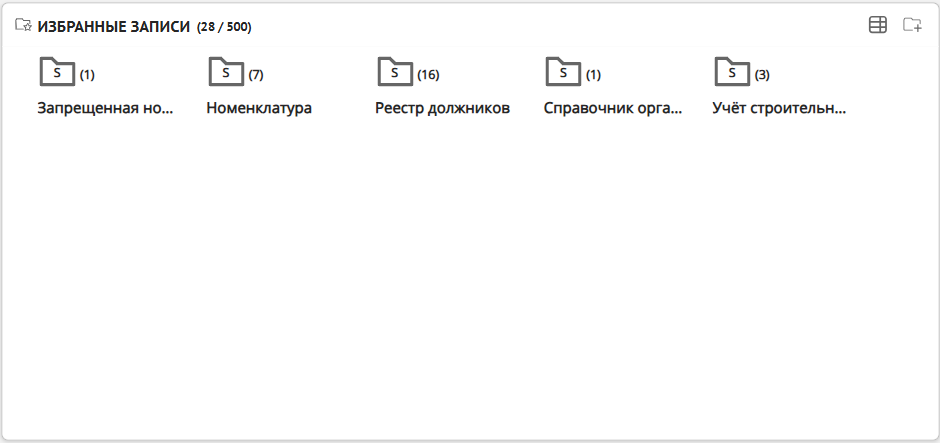 Виджет "Избранные записи"